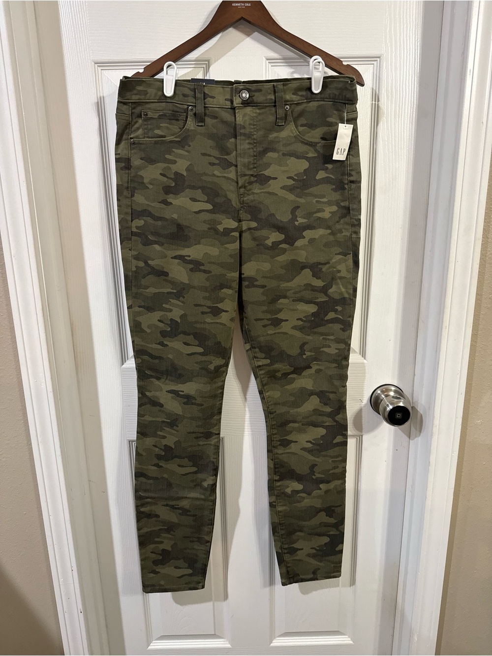 GAP True Skinny High Rise Women's Size 32 14 Tall 14T Camo Jeans New NWT